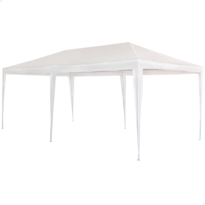 Cenador Desmontable Extragrande, 600x300x255 Cm, Blanco