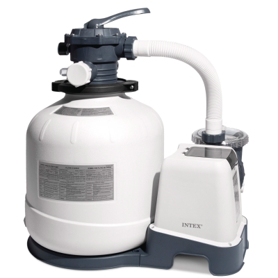 Depuradora de Arena Intex Krystal Clear, 12.000 L/h, 0,75 HP, 70x46,5x57 Cm, Azul