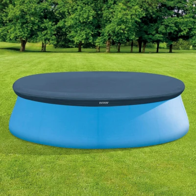Cobertor Redondo para Piscina Hinchable Easy Set, 244 Cm, Azul