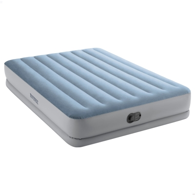 Colchón Hinchable Doble Mid-Rise Comfort con Bomba USB Fast-Fill, 152x203x36 Cm, Gris