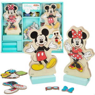 Juego Magnético de Madera Woomax Disney, 34x3x28 Cm, Multicolor