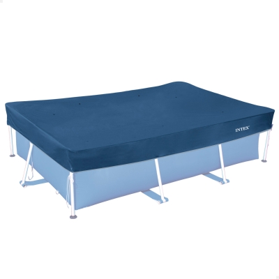 Cobertor Piscina Rectangular Intex 0,18 Mm, 300x200 Cm, Azul Marino