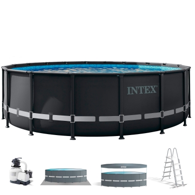 Piscina Desmontable Redonda Ultra XTR con Depuradora 7.900 L/h, 549x549x132 Cm, Azul