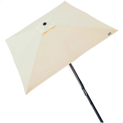 Sombrilla para Jardín Cuadrada con Protección UV50, 300x300 Cm, Crema
