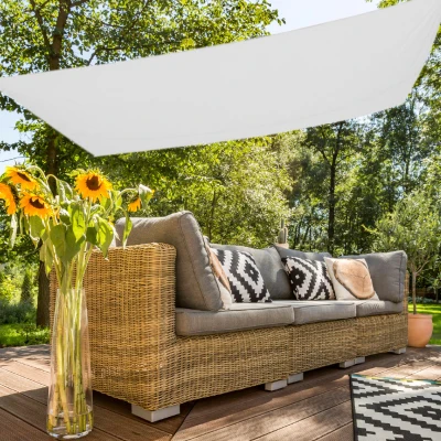 Toldo Vela Aktive Rectangular Reforzado, 300x200x0 Cm, Blanco