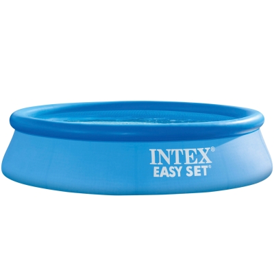 Piscina Hinchable Easy Set INTEX 3 Capas PVC-Poliéster, 305x61 Cm, Azul
