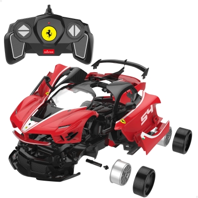 Coche Radiocontrol Licencia Ferrari FXX K Evo Escala 1:18, 27x11x7 Cm, Rojo