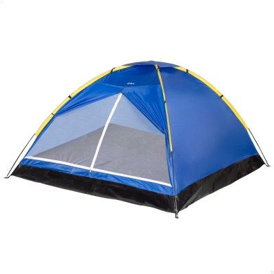 Tienda de Campaña Iglú para 4 Personas, 210x240x130 Cm, Azul