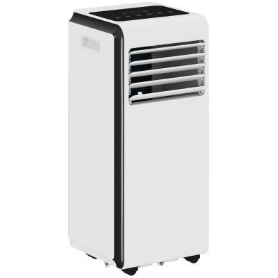 HOMCOM Portable Air Conditioner 9000 BTU, 4-in-1 Air Conditioning Unit with Cooling, Dehumidifier, Fan, Sleep Mode, White