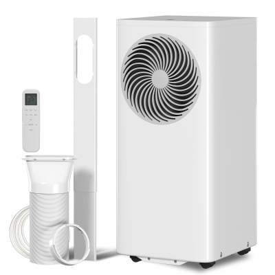 HOMCOM Climatiseur Portable 9000 BTU 4en1 33m² Blanc