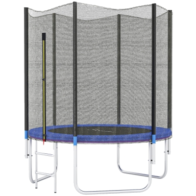 SPORTNOW Trampoline Extérieur Ø180cm Filet Sécurité