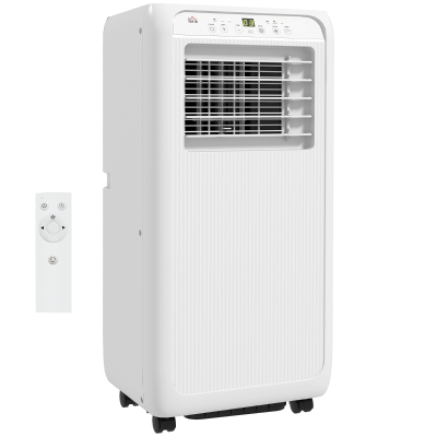 HOMCOM Condizionatore portatile 33W x 28D x 68.5Hcm Bianco