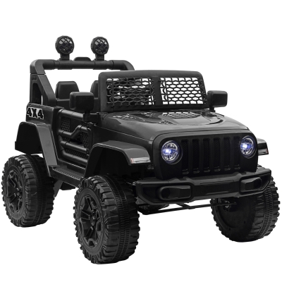 HOMCOM Kids Electric Ride On Car 12V Black 3-6 Years