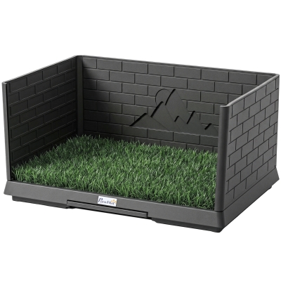 PawHut Toilette Chien Bac Extractible 75x51x36,5 cm