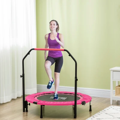 Trampoline Φ102 x 99-123Hcm Pink
