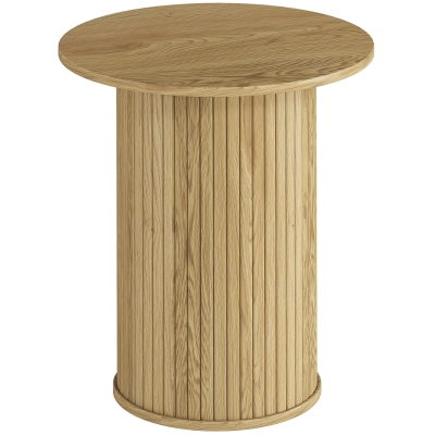 HOMCOM Tavolino d'appoggio 48 x 48 x 55 cm Rovere