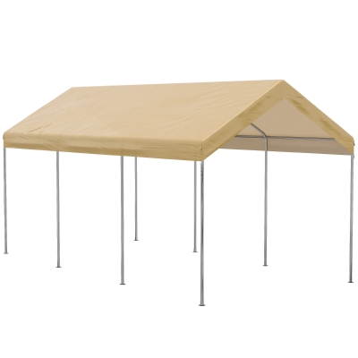 Outsunny Tendone da Giardino ad Altezza Regolabile per Automobili