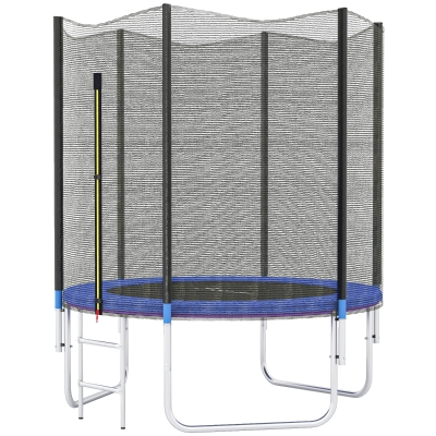 SPORTNOW Trampoline Extérieur Ø180cm Filet Sécurité