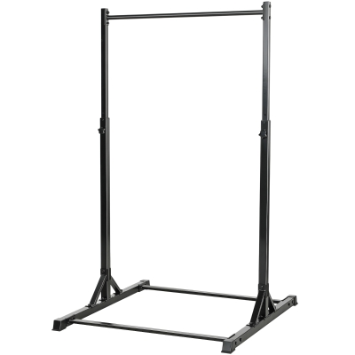 SPORTNOW Power Tower Station Musculation 200kg 8 Hauteurs Noir