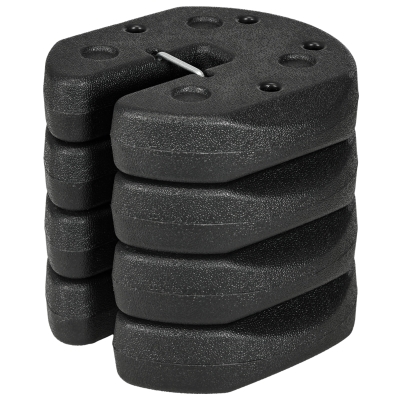 Outsunny Poids Lestage Tonnelle 4pcs HDPE avec Broches