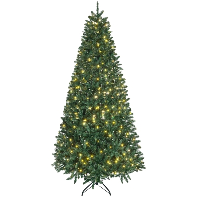 HOMCOM Albero di Natale 106cm x 106cm x 225cm Verde