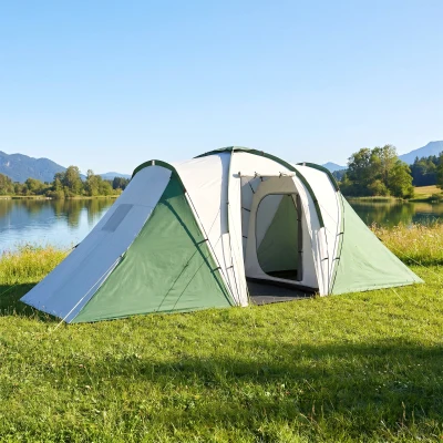 Outsunny Tente Familiale 4-6 Pers. 2 Portes