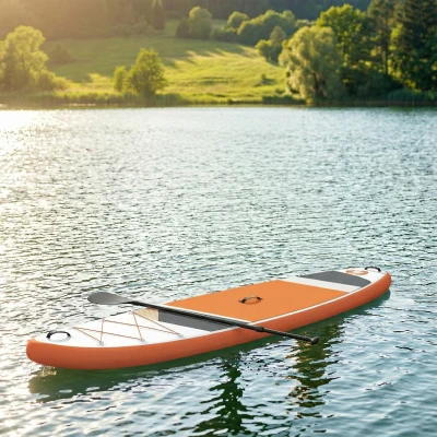 Outsunny Paddle Gonflable 320x82x15 cm Antidérapant