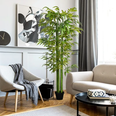 HOMCOM Schommelstoel met voetenbankje Scandinavisch design Schommelstoel met voetenbankje, beukenhout, gestikt, 64 cm x 89 cm x 90 cm Beige