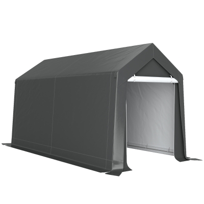 Garden Storage Tent 210W x 360D x 235Hcm Dark Grey