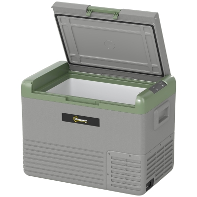 Outsunny Portable Car Refrigerator 40L Light Green/Grey
