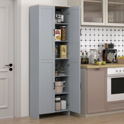 Tall Cupboard 60W x 30D x 170.5Hcm Grey