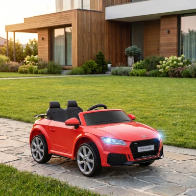 HOMCOM Voiture Électrique Enfant TT RS Rouge 12V