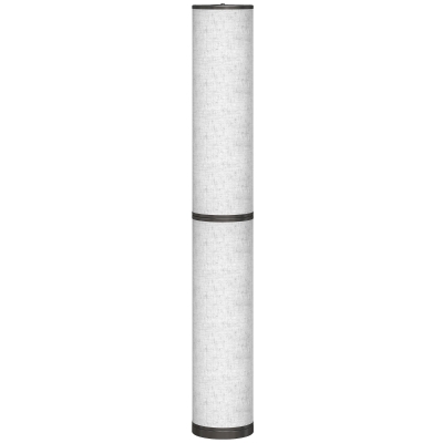 HOMCOM Lampadaire Télécommande Réglable 3000-6000K Tissu Beige