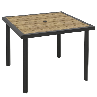 garden table 86L x 86W x 71H cm Brown