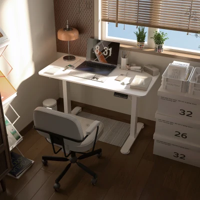Vinsetto Scrivania 120cm x 60cm x 116cm Bianco