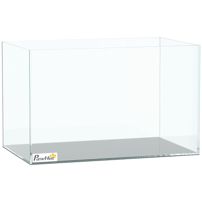 PawHut Glass Aquarium 24L Protective Base Mat Transparent