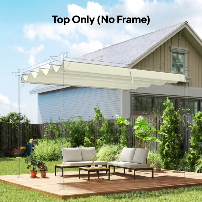 Outsunny Toile Remplacement Pergola 3x2m Anti-UV Protection