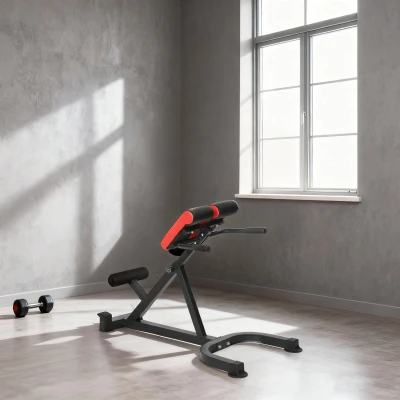 SPORTNOW Banc de Musculation Réglable Acier Rouge+Noir