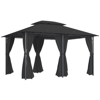 Gazebo 3L x 4W x 2.8Hm Black
