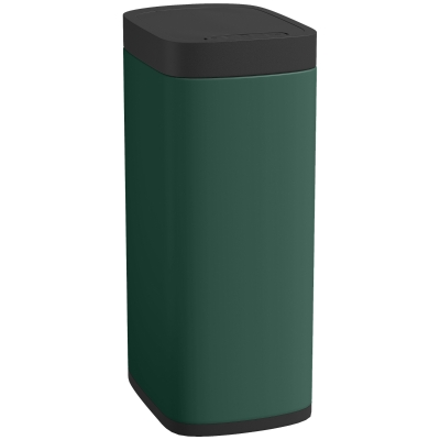 HOMCOM Cubo con Sensor 50 L Cubo de Cocina sin Contacto con Sensor de Movimiento Resistente a Huellas Verde