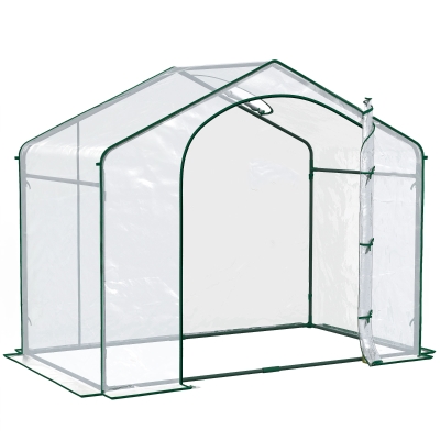 Seră de Exterior cu Intrare cu Fermoar 180x100x152 cm