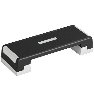 Stepper pentru Antrenament Aerobic Reglabil, Negru