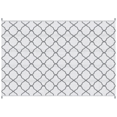 Outsunny Covor Exterior 182x274 cm Reversibil, gri deschis