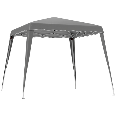 Outsunny Pop-Up Garden Tent 2.5x2.5M Grey