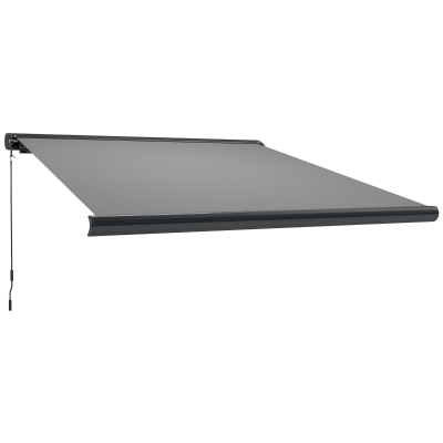 Electric Awning 350W x 0-300D cm Light Grey