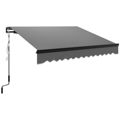 Sunshade Awning 250W x 195Dcm Dark Grey
