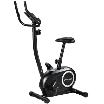 SPORTNOW Cyclette Magnetica a 8 Livelli con Display LCD Nero