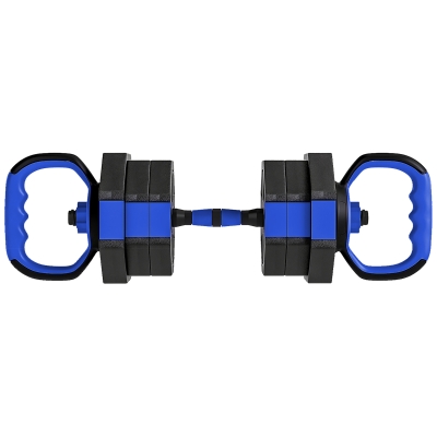 Set Greutăți Fitness 6-în-1 Multifuncțional, 20 kg, Albastru