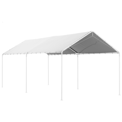 Outsunny Toile Carport 3x6m Remplacement Noir