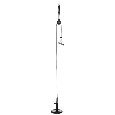 SPORTNOW Cable Pulley System Lats Pull Down DIY Weight Pin